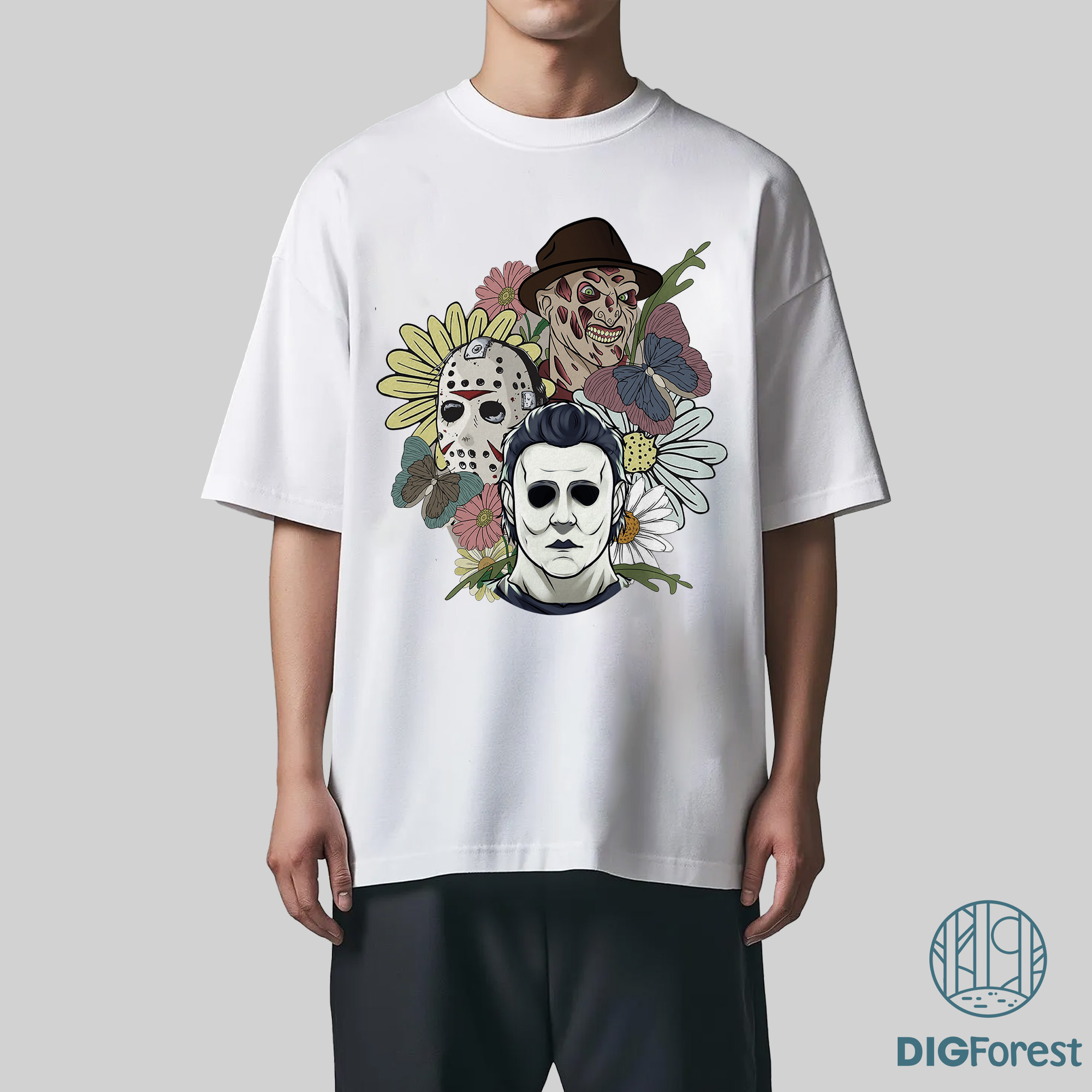Halloween Floral Horror PNG – Horror Movie Florals PNG, Horror Characters PNG, Digital Download PNG, Sublimation Transfer PNG Halloween Floral Horror PNG – Horror Movie Florals PNG, Horror Characters PNG, Digital Download PNG, Sublimation Transfer PNG