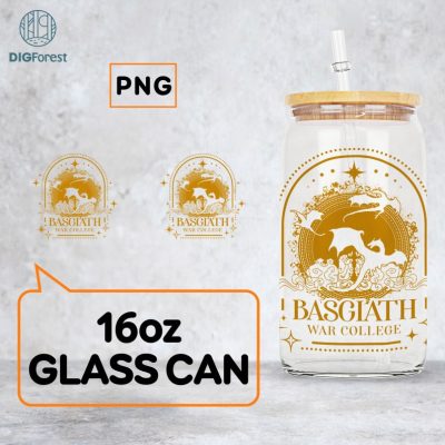 Basgiath War College 16oz Glass Can Wrap, Fourth Wing Glass Can, Fourth Wing Riders Quadrant, 16oz Glass Can Wrap, Bookish Design Basgiath War College 16oz Glass Can Wrap, Fourth Wing Glass Can, Fourth Wing Riders Quadrant, 16oz Glass Can Wrap, Bookish Design