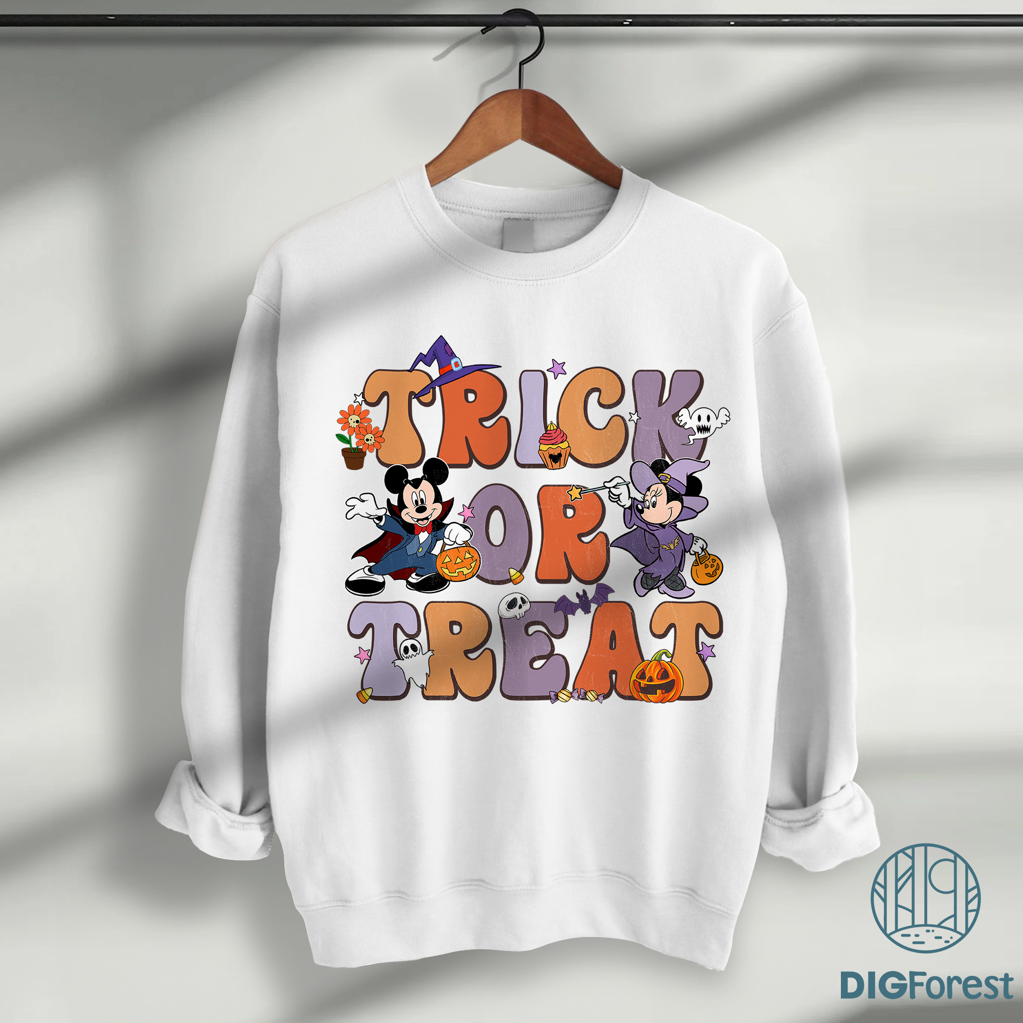 Vintage Disney Halloween PNG, Mickey Trick or Treat PNG, Spooky Boo Halloween Design Vintage Disney Halloween PNG, Mickey Trick or Treat PNG, Spooky Boo Halloween Design