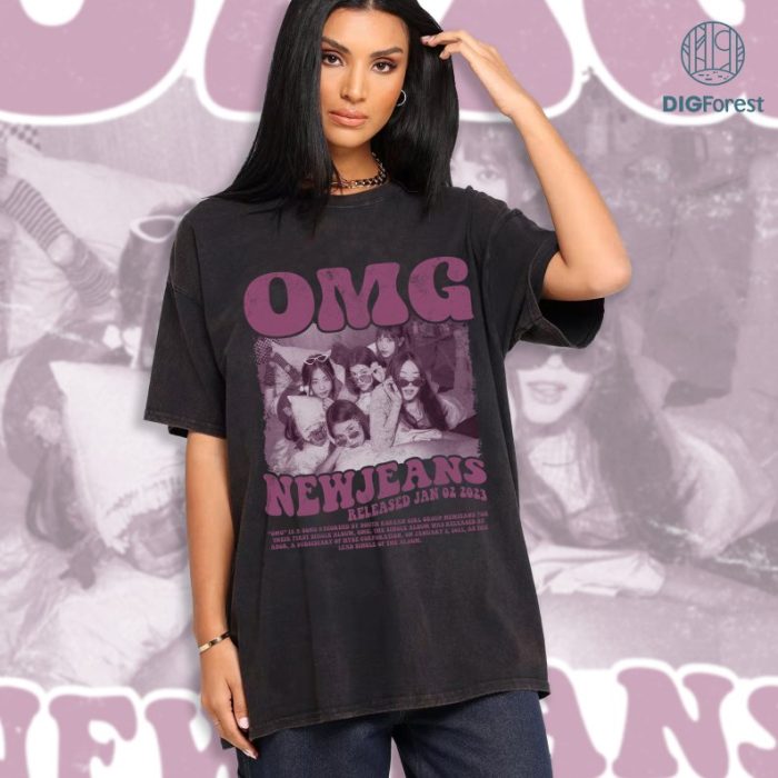 NewJeans Retro Style Shirt, NewJeans Tracklist, NewJeans Png, Newjeans Girl Group Shirt, Design, Hype,Tokki, Ditto, NewJeans Merch, Kpop Merch