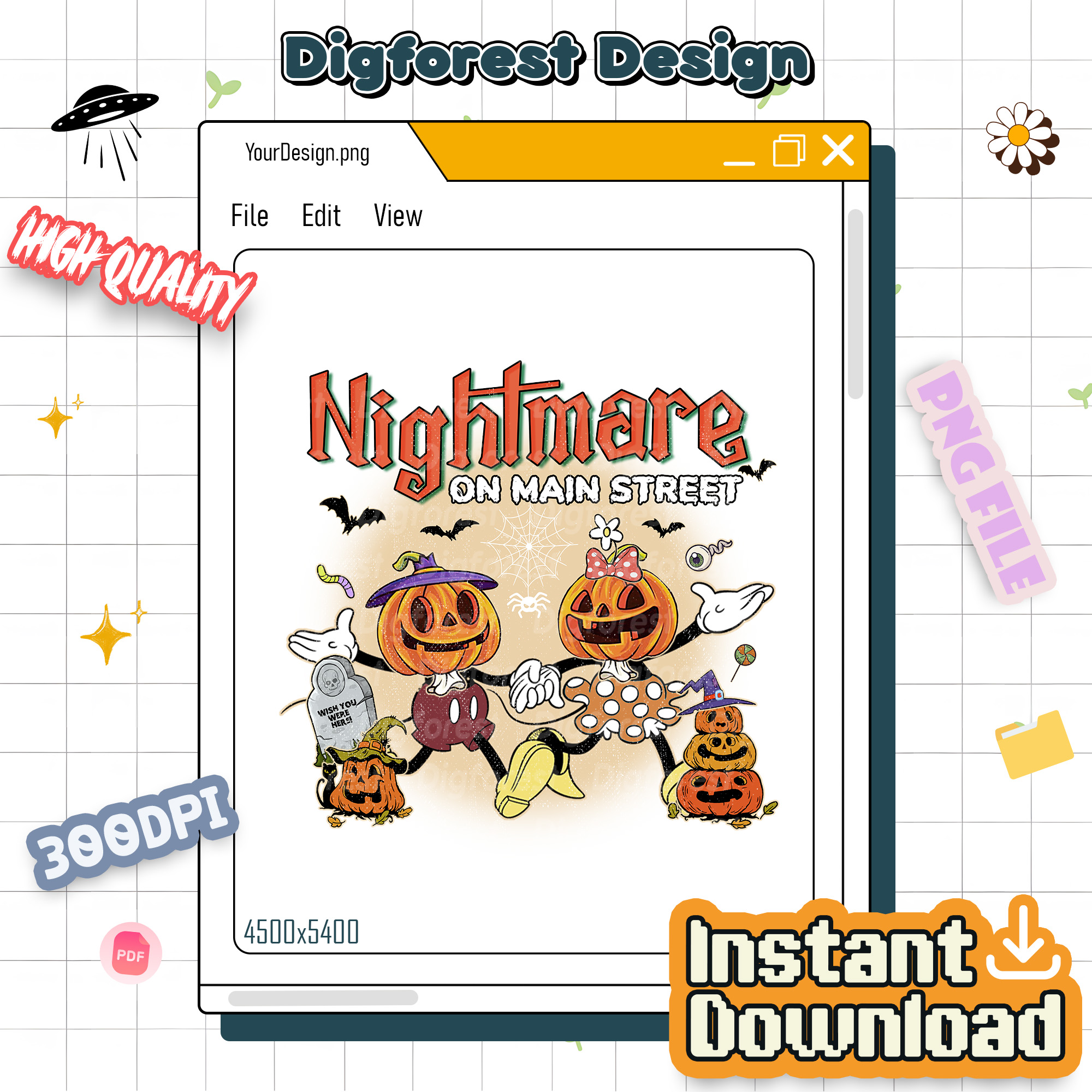 Spooky Vibes PNG – Mickey Nightmare on Main Street, Trick or Treat, Halloween Masquerade, Fall Party PNG Spooky Vibes PNG – Mickey Nightmare on Main Street, Trick or Treat, Halloween Masquerade, Fall Party PNG