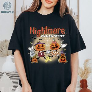 Spooky Vibes Png | Mickey Nightmare On Main Street Png | Trick Or Treat Png | Fall Png | Halloween Party Png | Halloween Masquerade |Boo Png