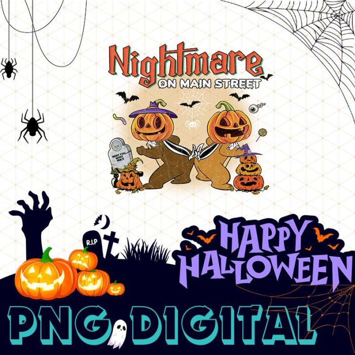 Disney Spooky Vibes Png | Donald Nightmare On Main Street Png | Trick Or Treat Png | Fall Png | Halloween Party Png | Halloween Masquerade |Boo Png