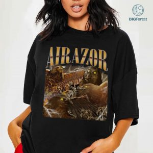 Airazor Transformers Vintage Graphic Shirt, Transformers Homage TV Shirt, Airazor Bootleg Rap Shirt, Graphic Tees For Women Trendy, Airazor Transformers Vintage Graphic Png