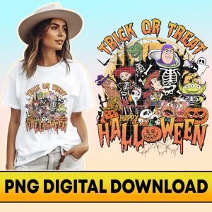 Disney Toy Story Halloween Png, Toy Story Character Halloween Png, Magic Kingdom Halloween Png, Disneyland Halloween Png, Vintage Toy Story Png