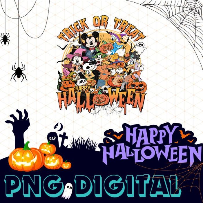 Disney Mickey And Friends Halloween PNG File, Mickey Skeleton Halloween Shirt, Spooky Season Halloween PNG, Mickey Not So Scary, Sublimation Design