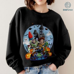 Disney Retro Toy Story Halloween Shirt, Retro Toy Story You've Got A Friend In Me Shirt, Retro Toy Story Halloween Png, Woody and Buzz Lightyear Halloween, To Infinity And Beyond