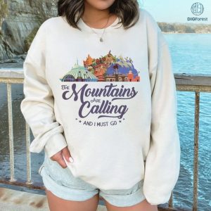 The Mountains Are Calling Shirt | Disneyland Rides Space Thunder Splash Everest | Adventure-Ready Disneyland Png | Instant Download