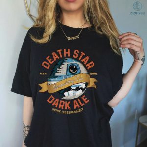 Vintage Disneyland Starwars Death Star Brewing Co Shirt | Retro Galaxy's Edge Png | Disneyland Family Png | Disneytrip Shirt | Starwars Drinks