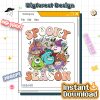 Disney Spooky Monsters Inc PNG – Trick or Treat, Spooky Season Shirt Design, Monsters Inc Halloween Sublimation PNG