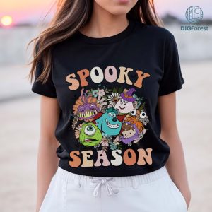 Disney Spooky Monsters Inc Shirt, Trick Or Treat Png, Halloween Shirt Png, Spooky Monsters Inc PNG, Monsters Inc Halloween Design, Spooky Season, Png Files For Sublimation