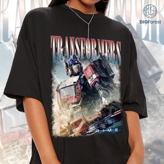 Optimus Prime Transformers Shirt | Retro Transformers Shirt | Autobot Tee | Optimus Prime Transformers Png | Birthday Squad Trans4Mer Shirt |  Bumblebee Shirt