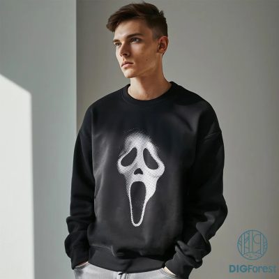 Vintage Halloween PNG – Ghostface, Scary Movie Characters, Horror Friends, Spooky Season Halloween PNG Design