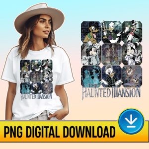Disney The Haunted Mansion PNG | Mickey Haunted Mansion Digital Print | Not So Scary | Tower Of Terror Png | Halloween Digital Download