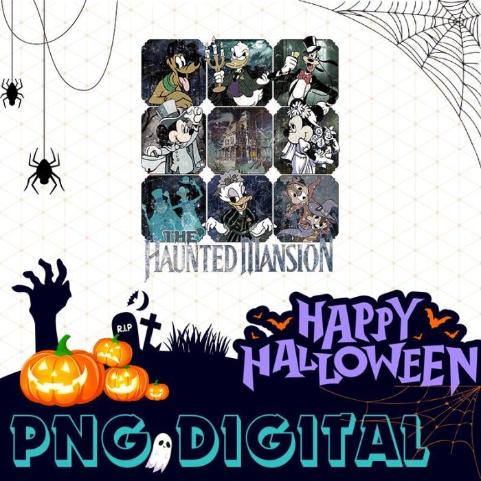 Disney The Haunted Mansion PNG | Mickey Haunted Mansion Digital Print | Not So Scary | Tower Of Terror Png | Halloween Digital Download