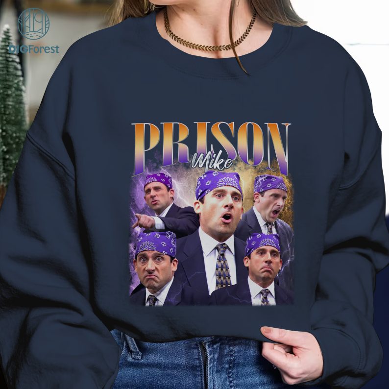 Prison Mike Shirt | Vintage Prison Mike Shirt | Prison Mike Homage Shirt | Michael Scott Bootleg Shirt | The Office Shirt | Instant Download