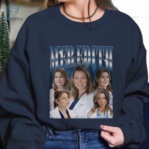 Meredith Grey Shirt | Vintage Meredith Grey Shirt | Meredith Grey Png FIle | Meredith Grey Homage Shirt | Meredith Grey Bootleg Shirt | Grey's Anatomy Shirt | Instant Download