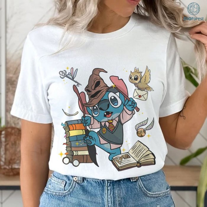 Disney Stitch Wizard Shirt | Stitch Universal Studios Shirt | Disneyland Lilo and Stitch Shirt | Disneyworld Shirts Magic Kingdom Shirt