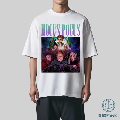 Sanderson Sisters Vintage Halloween PNG – Retro Hocus Pocus, It’s Just a Bunch of Hocus Pocus PNG Design