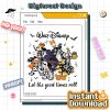 Disney Mickey & Friends Skeleton Halloween PNG – Retro Skeleton Party, Let the Good Times Roll, Halloween PNG
