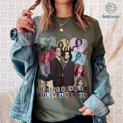 Elliot And Olivia Eras Tour Clipart | Elliot Stabler PNG | Law And Order Svu PNG | Elliot And Olivia Sublimation Design | Instant Download