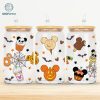 Pumpkin Mickey Mouse Heads Libbey Can Wrap, Trick Or Treat, Fall Sublimation, Fall Designs, Halloween Pumpkin Glass Can Wrap, Spooky Vibes