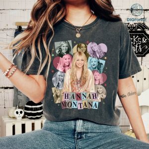 Hannah Montana Vintage Graphic Shirt, Hannah Montana Vintage Graphic PNG File, Hannah Montana Homage TV, Hannah Montana Bootleg Rap Shirt, Sublimation Designs, Instant Download