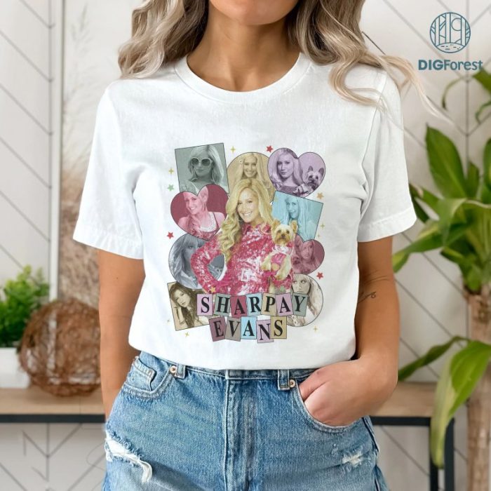 Sharpay Evans Vintage Graphic Shirt, Sharpay Evans Vintage Graphic PNG File, High School Musical Homage TV Shirt, Sharpay Evans Bootleg Rap, Sublimation Design, Instant Download