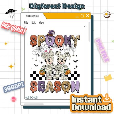 Disney Halloween Mickey Minnie Mummy Shirt - Spooky Season Tee, Mummy Mouse and Friends Outfit, Funny Halloween Apparel