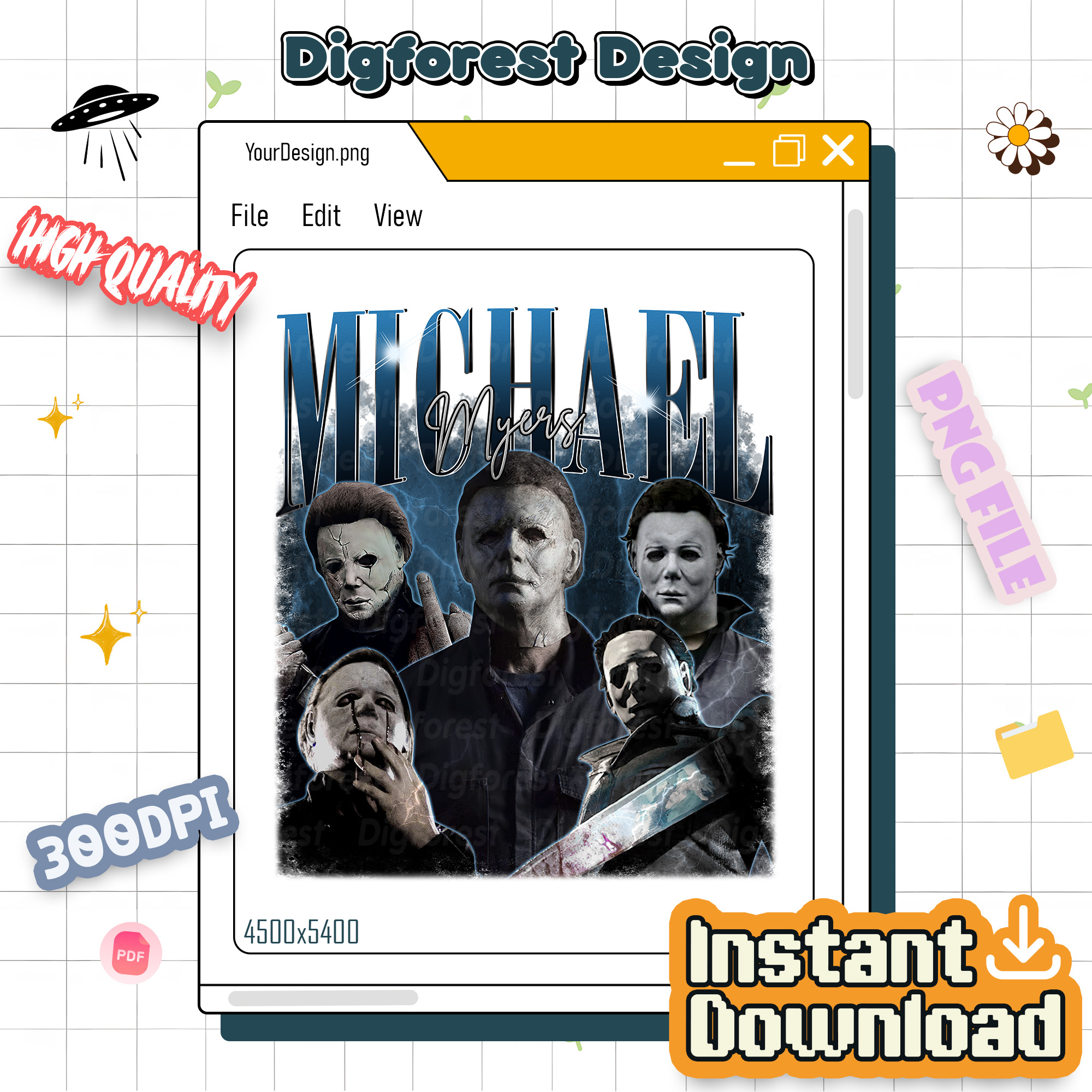 Michael Myers Halloween PNG – The Slasher, Horror Character Design, Halloween 2025 PNG File Michael Myers Halloween PNG – The Slasher, Horror Character Design, Halloween 2025 PNG File
