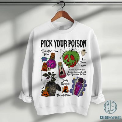 Pick Your Poison Halloween PNG – Villains Design, Mickey’s Not So Scary, Disneyworld Halloween Shirt for Women PNG Pick Your Poison Halloween PNG – Villains Design, Mickey’s Not So Scary, Disneyworld Halloween Shirt for Women PNG