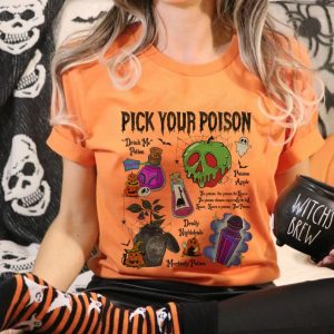 Pick Your Poison Halloween Shirt, Villains Poison Halloween shirt, Mickey's Not So Scary Shirt, Pick Your Poison Halloween Png, Disneyworld Trip, Halloween Shirt for Women