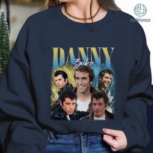 Danny Zuko Bootleg Rap Shirt, Danny Zuko Vintage Graphic PNG File, Grease Movie Homage TV Shirt, Danny Zuko Bootleg Rap Shirt, Sublimation Designs, Instant Download