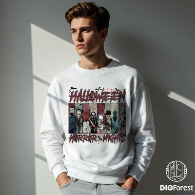 Halloween Horror Nights Universal Studios PNG – Horror Characters, Scary Movie Shirt, Universal Studios Halloween PNG