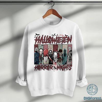 Halloween Horror Nights Universal Studios PNG – Horror Characters, Scary Movie Shirt, Universal Studios Halloween PNG