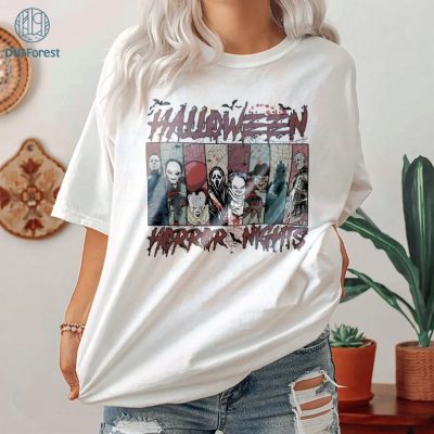 Halloween Horror Nights Universal Studios Shirt | Horror Characters Halloween Shirt | Scary Movie Shirt | Universal Studios Instant Download | Halloween Horror Nights Universal Studios Png