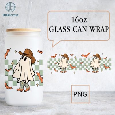 Howdy Ghouls Checkered Libbey Can Wrap, Cowboy Ghost Png, Spooky Season, Ghost PNG, Western Halloween Printable, 16oz Libbey Glass Can Wrap Howdy Ghouls Checkered Libbey Can Wrap, Cowboy Ghost Png, Spooky Season, Ghost PNG, Western Halloween Printable, 16oz Libbey Glass Can Wrap
