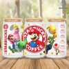 Super Mario Libbey 16oz Can Glass Wrap PNG, Mario 16oz Glass Can Sublimation Design, Aesthetic Retro Coffee Can Glass PNG, Digital Download