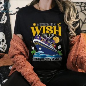 Disney Halloween On the High Seas Cruise Family Shirt, Halloween On the High Seas Cruise Family Png, A Dream Is A Wish Your Heart Makes, Family Cruise Shirts, Mickey Minnie Cruise Halloween Png, Instant Download
