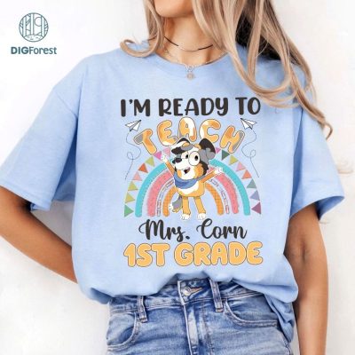 Teacher First Day Of School Png | Teacher First Day Of School Shirt | Bluey And Bingo | Kindergarten Png | Bluey Digital Download | Bluey Family File Print | Back To School Teacher First Day Of School Png | Teacher First Day Of School Shirt | Bluey And Bingo | Kindergarten Png | Bluey Digital Download | Bluey Family File Print | Back To School