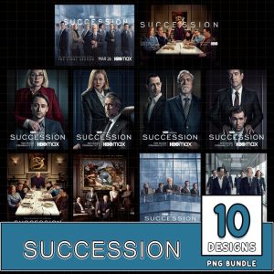 10 Succession Digital Poster, Succession Movie Poster PNG Design, TV Show Poster Wall Art, Printable Poster Home Decor, Digital Download