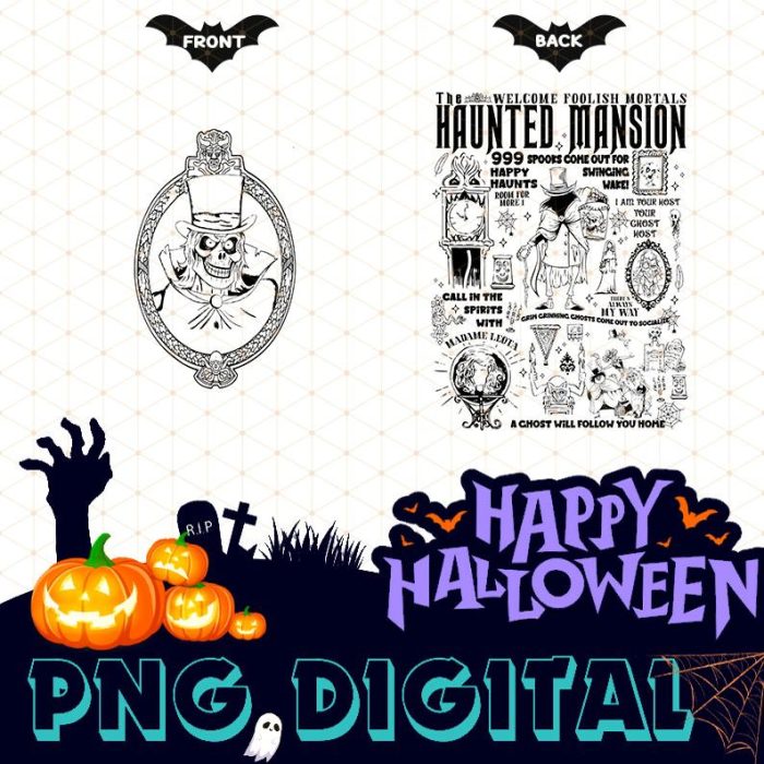 Vintage The Haunted Mansion Comfort Colors, Disneyland The Haunted Mansion Png, Halloweem Party Png, Halloween Gift, Sublimation Design