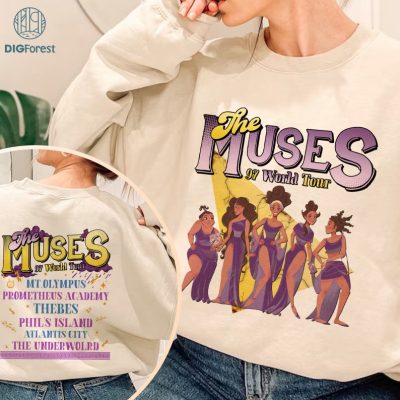 Vintage Hercules The Muses 97 World Tour Shirt, Two-sided Vintage Hercules The Muses 97 World Tour Png | Hercules Diva The Muses Song Concert Music Png File | Disneyland Girl Trip 2023
