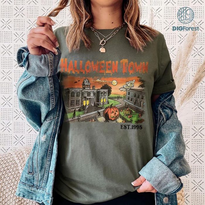 Halloween Town PNG Digital Print, Halloween Town University Sublimation Design, Halloweentown Instant Download, Halloweentown University