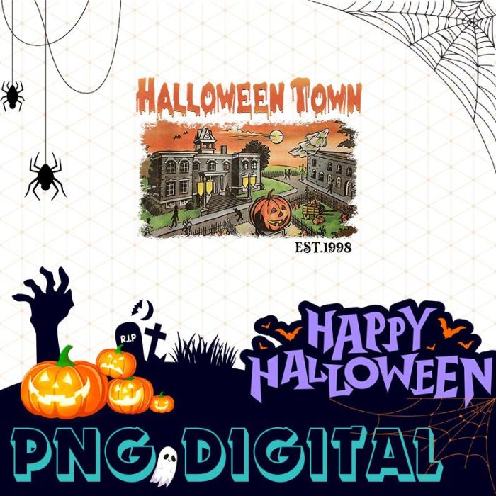 Halloween Town PNG Digital Print, Halloween Town University Sublimation Design, Halloweentown Instant Download, Halloweentown University