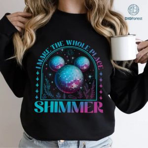 Disney SHIMMER Mouse Disco Ball Shirt, SHIMMER Mouse Disco Ball Png, I'm Still Bejeweled Mickey Png, Make the Place Shimmer Midnights Digital File, Instant Download