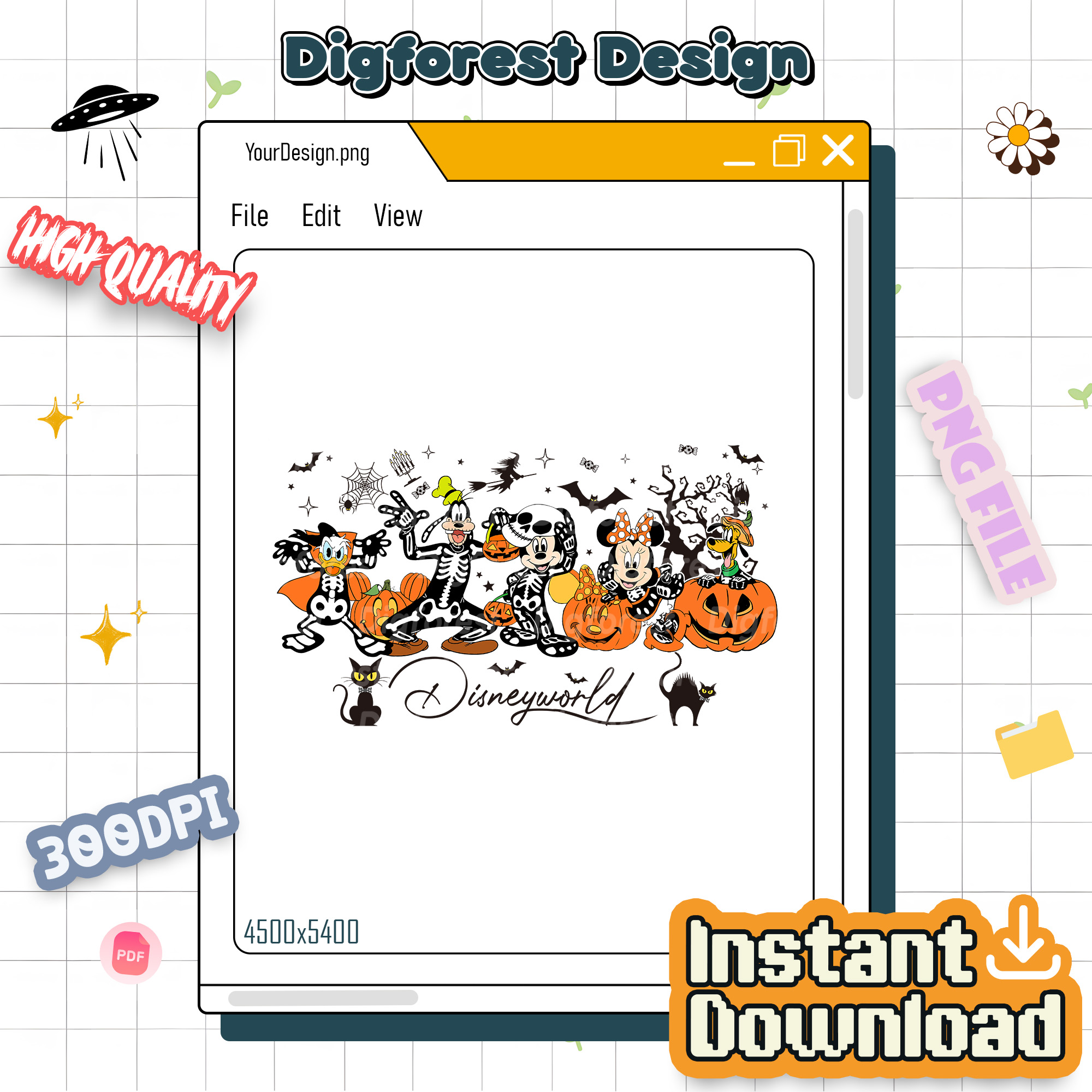 Disney Mickey & Friends Halloween PNG – Mickey Skeleton Shirt, Not So Scary, Spooky Season Sublimation Design Disney Mickey & Friends Halloween PNG – Mickey Skeleton Shirt, Not So Scary, Spooky Season Sublimation Design