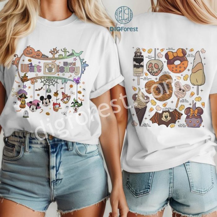 Retro Disney Halloween Poison Candy Png, Vintage Halloween Disneyworld, Halloween Family Shirts, Halloween Womens Shirts Holiday Shirt