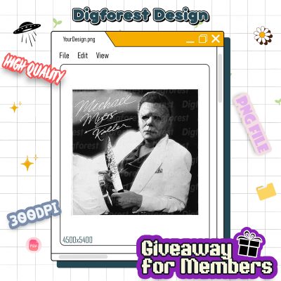 Michael Myers PNG – Halloween PNG, Horror Movie Killer Michael Myers Fan, Scary Horror Movie PNG Designs