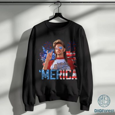 Joe Dirt 4th of July Shirt - Merica Patriotic Firework Shirt | Digital Download